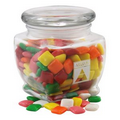 3 1/8" Howard Glass Jar w/ Mini Chiclets Gum